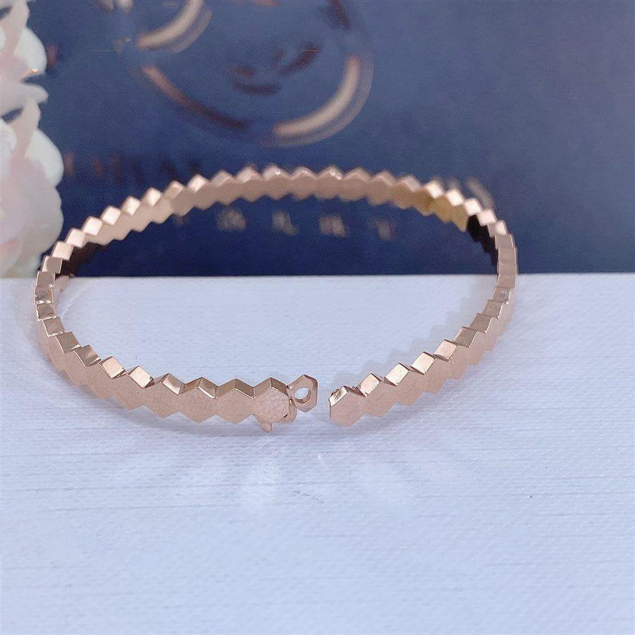 ¡®Veyra Jewelry¡¯BEE LOVE PINK GOLD BRACELET
