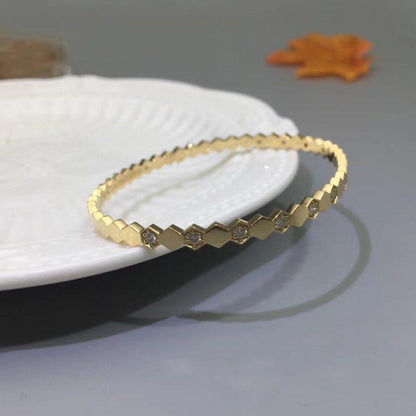 ¡®Veyra Jewelry¡¯BEE LOVE GOLD DIAMOND BRACELET