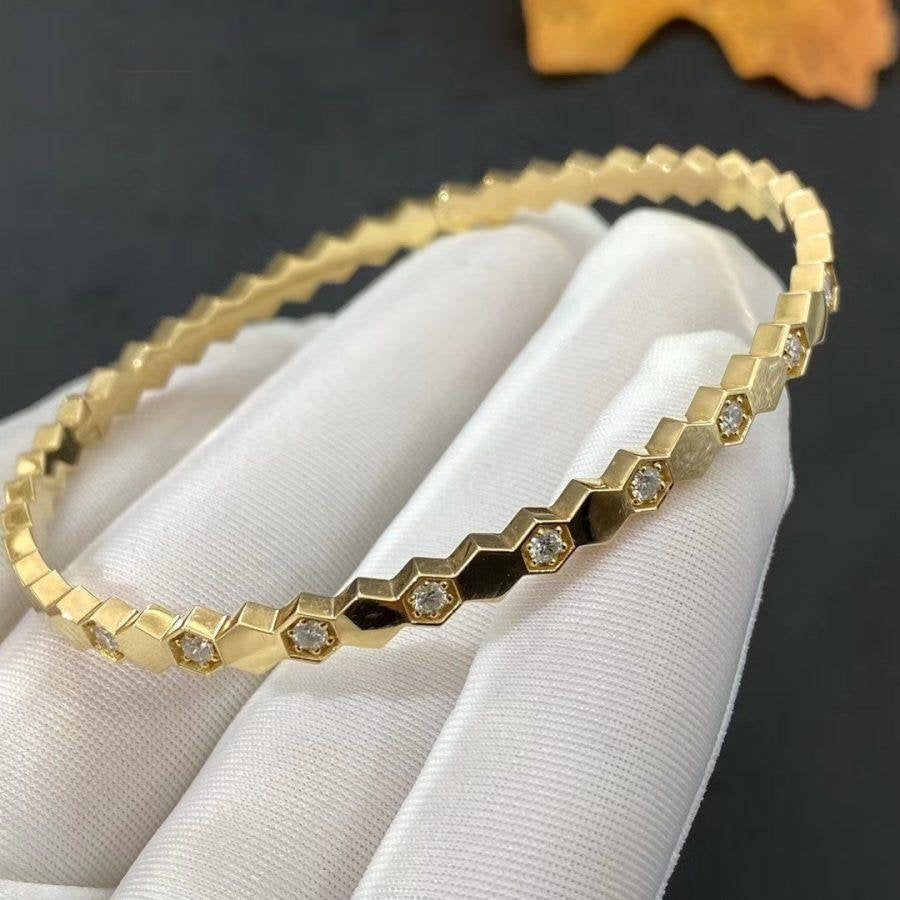 ¡®Veyra Jewelry¡¯BEE LOVE GOLD DIAMOND BRACELET