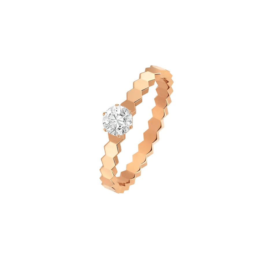 ¡®Veyra Jewelry¡¯BEE LOVE RING PINK GOLD 1 DIAMOND