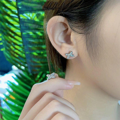 ¡®Veyra Jewelry¡¯JEUX DE SILVER DIAMOND EARRINGS