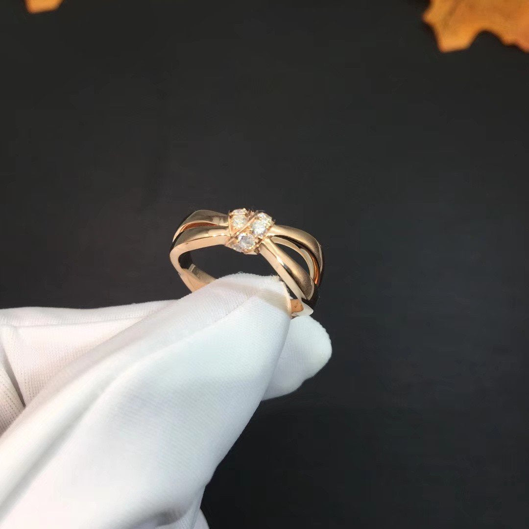 ¡®Veyra Jewelry¡¯LIENS RING PINK GOLD DIAMOND