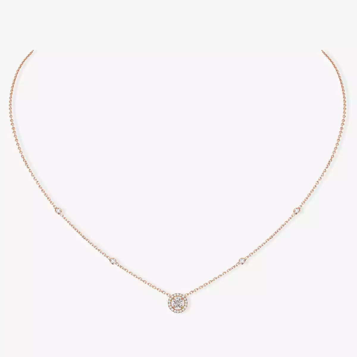 [Veyra Jewelry]Diamond Necklace 0,20ct Brilliant Shape Joy