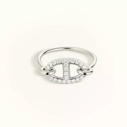 ¡®Veyra Jewelry¡¯RONDE SMALL SILVER DIAMOND RING