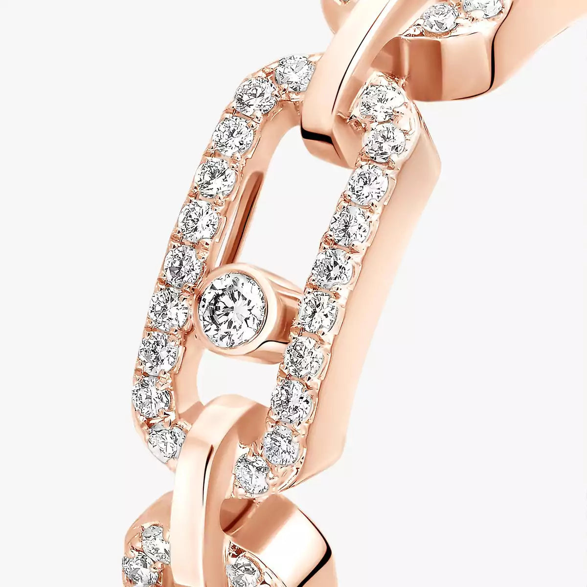 [Veyra Jewelry]Move Link Pave_-Set Diamond Ring