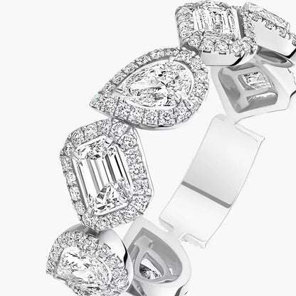 [Veyra Jewelry]Diamond Wedding Ring My Twin
