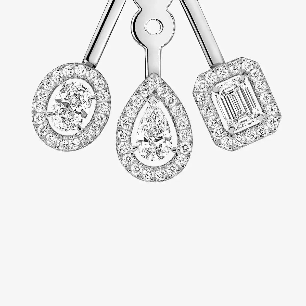 [Veyra Jewelry] My Twin Trio  Diamond Earrings