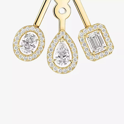 [Veyra Jewelry] My Twin Trio  Diamond Earrings