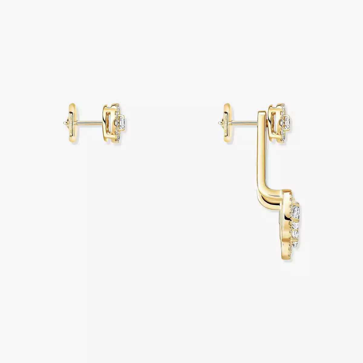 [Veyra Jewelry] My Twin Trio  Diamond Earrings