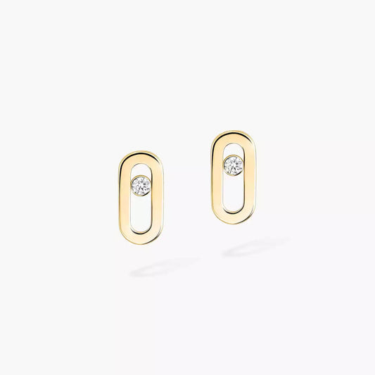 [Veyra Jewelry]Move Uno Diamond Stud Earrings