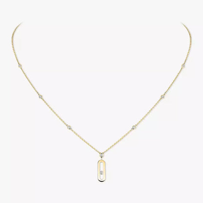 [Veyra Jewelry] Move Uno Gold Diamond Long Necklace