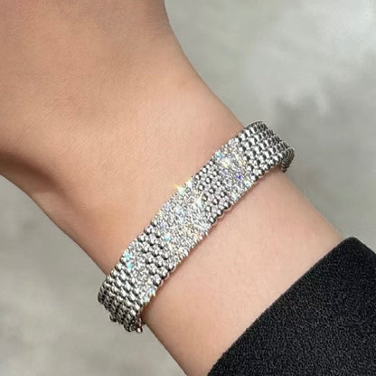 [Veyra Jewelry]  FIVE-ROW DIAMOND BRACELET