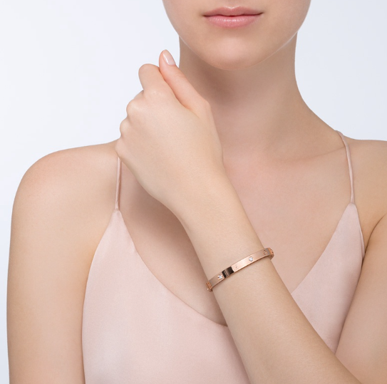 ¡®Veyra Jewelry¡¯LOVE BRACELET 6.1MM 4 DIAMONDS