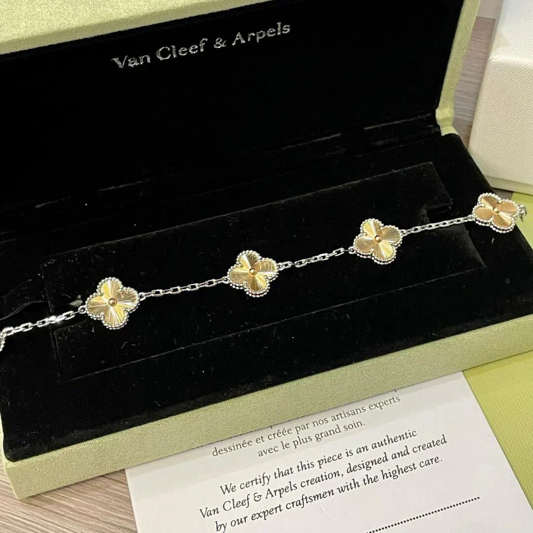 [Veyra Jewelry]New  CLOVER 5 MOTIF LASER BRACELET COLLECTION