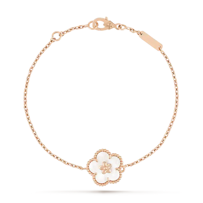 ¡®Veyra Jewelry¡¯LUCKY WHITE MOP PLUM BLOSSOM  BRACELET