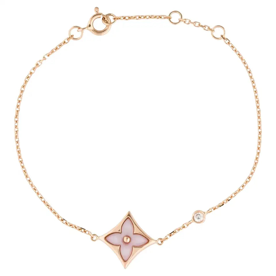 ¡®Veyra Jewelry¡¯STAR 1 DIAMOND PINK GOLD BRACELET