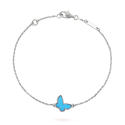 ¡®Veyra Jewelry¡¯BUTTERFLY TURQUOISE BUTTERFLY BRACELET SILVER