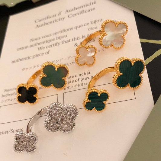 ¡®Veyra Jewelry¡¯CLOVER BETWEEN THE FINGER RING
