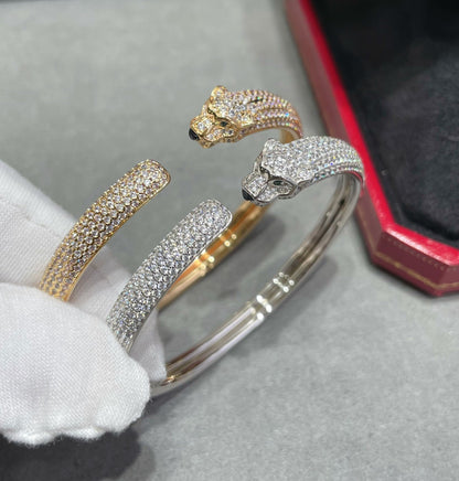 ¡®Veyra Jewelry¡¯PANTHERE FULL DIAMOND OPEN BRACELET