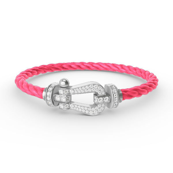 ¡®Veyra Jewelry¡¯FORCE LARGE HORSESHOE FULL DIAMOND BRACELET SILVER