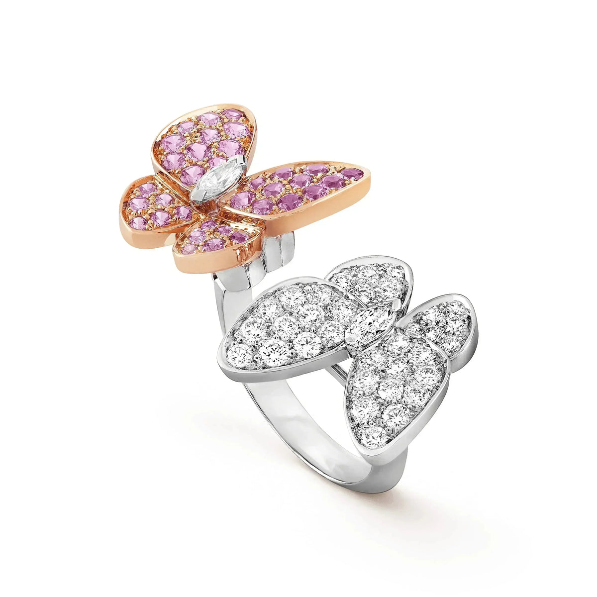 ¡®Veyra Jewelry¡¯TWIN BUTTERFLY DIAMOND RING